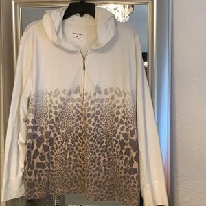 Women’s plus zip up sweatshirt jacket